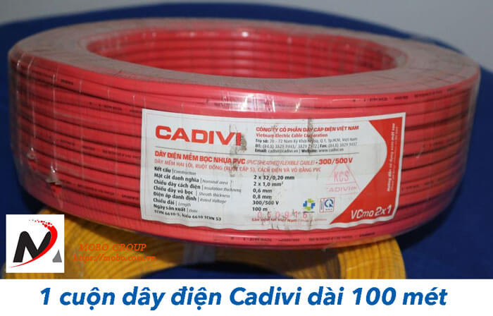 1 Cuộn dây điện Cadivi 2.5 dài bao nhiêu met